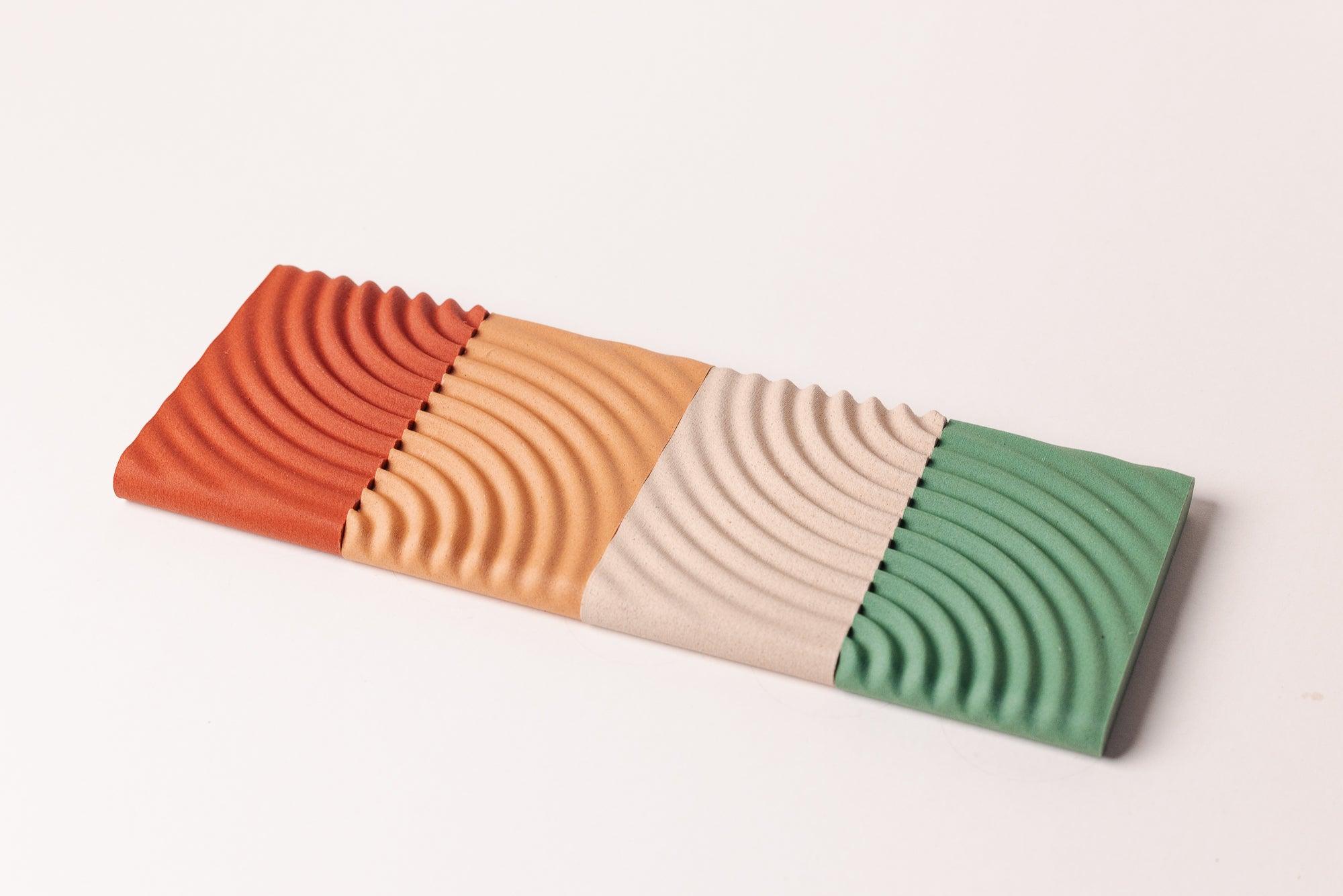 Porte-savon - Jardin Japonais - Rainure d'écoulement - Wavy