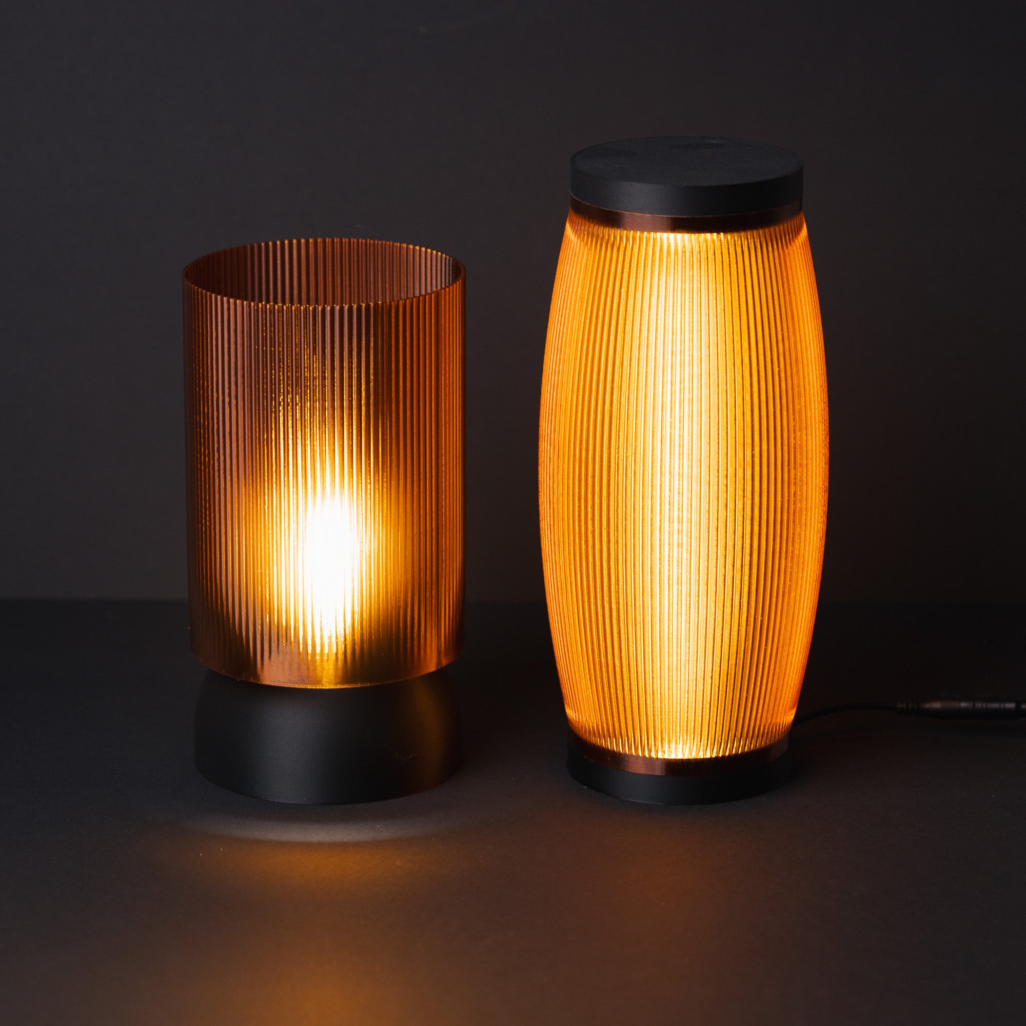 Lux Tubus - La lampe chaleureuse en bouteilles recyclées