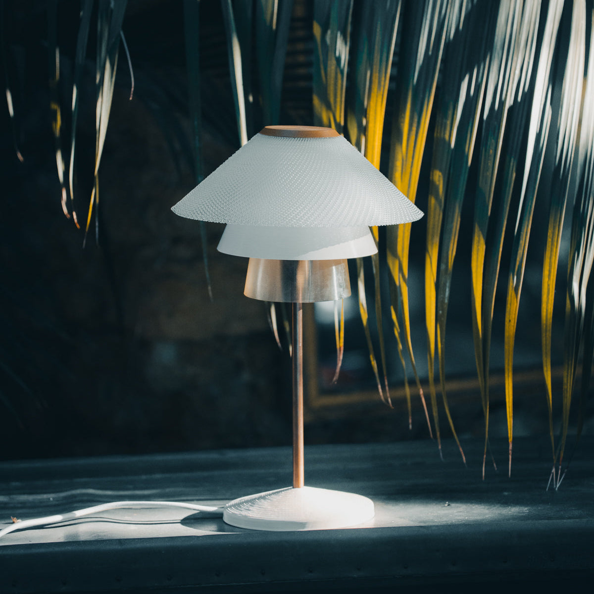 Lümina - La lampe qui mixe les matières