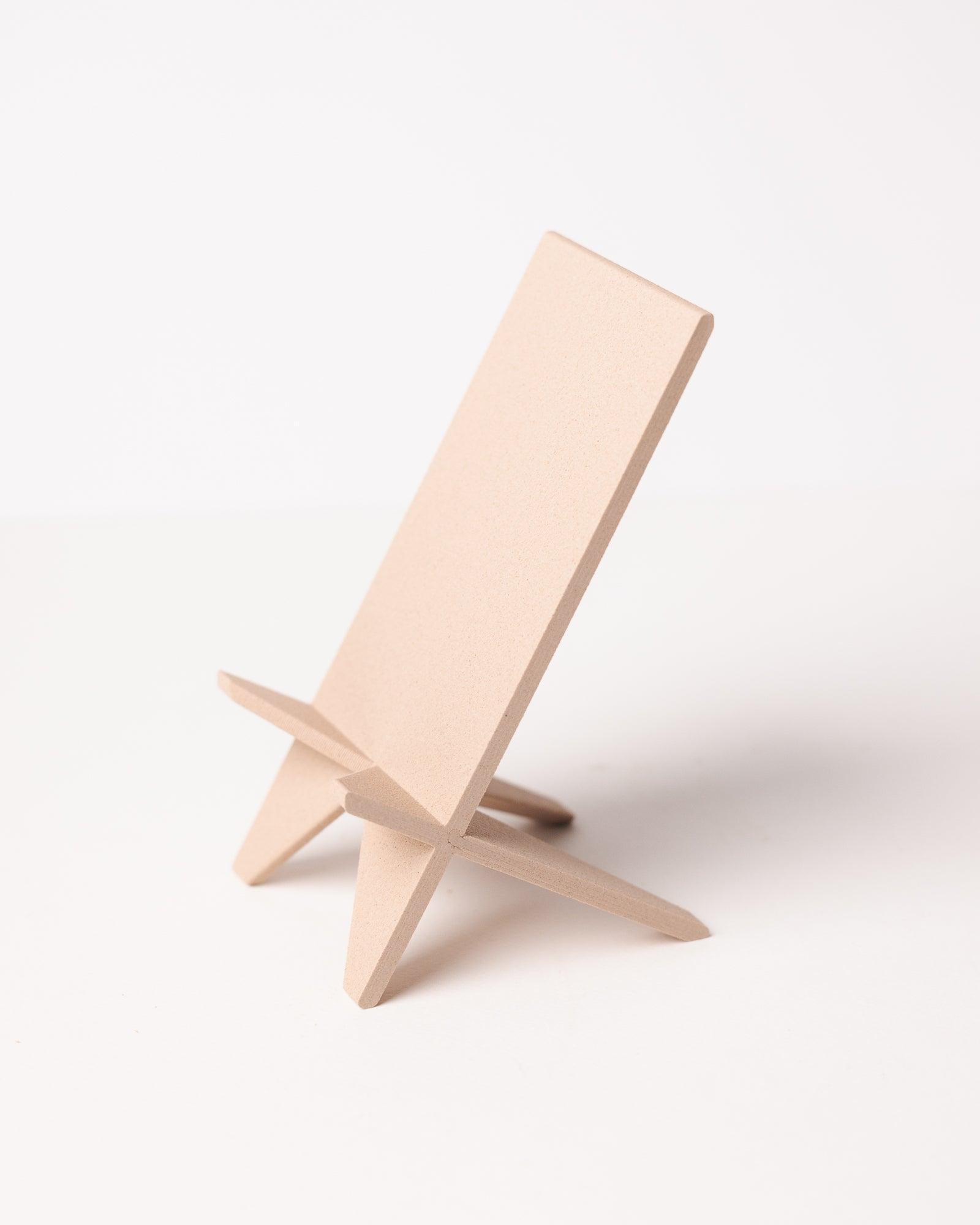 Support téléphone - Organisation de bureau - Support pour recharge - A base de bois