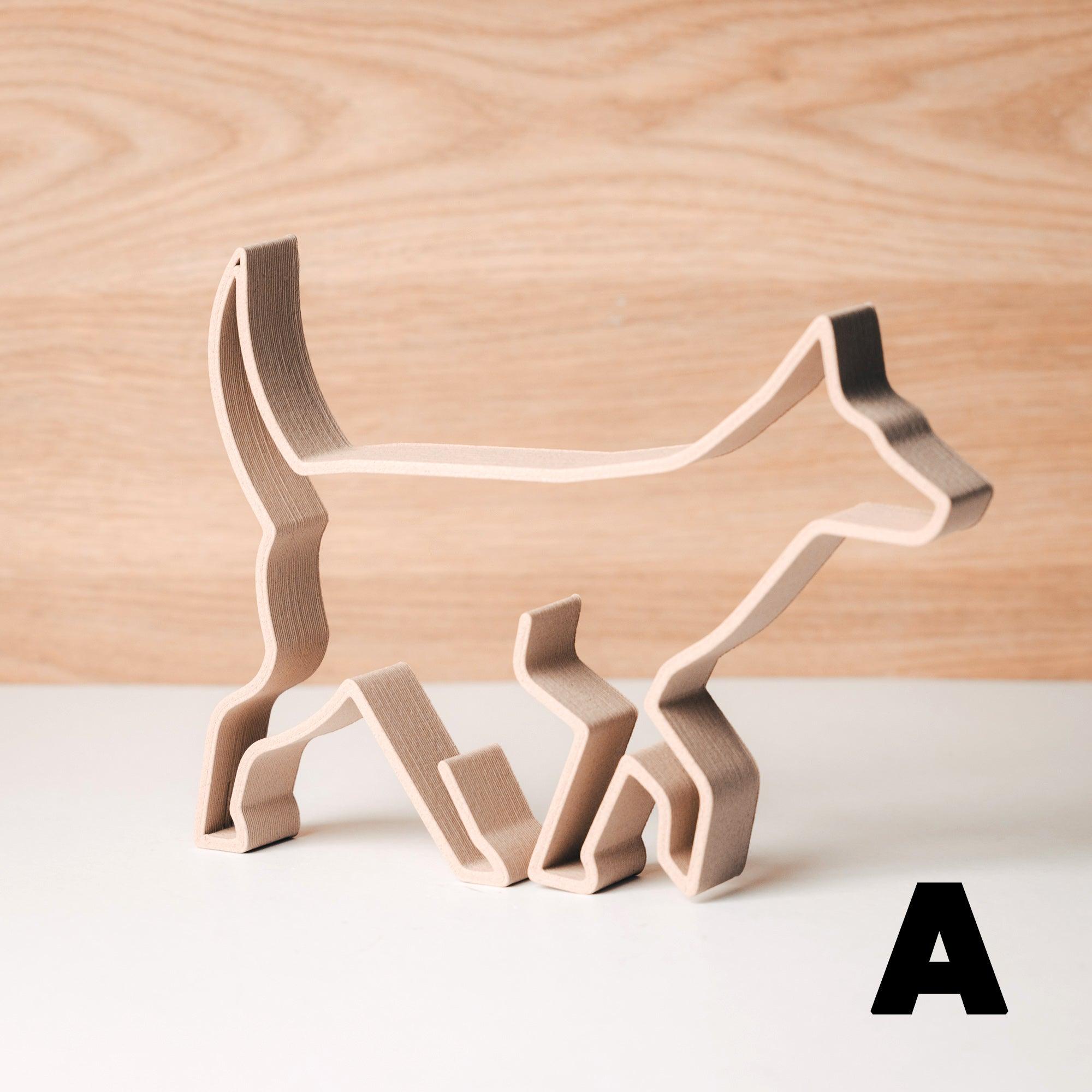 Chien à poser - Décoration pour l'intérieur - Set de 4