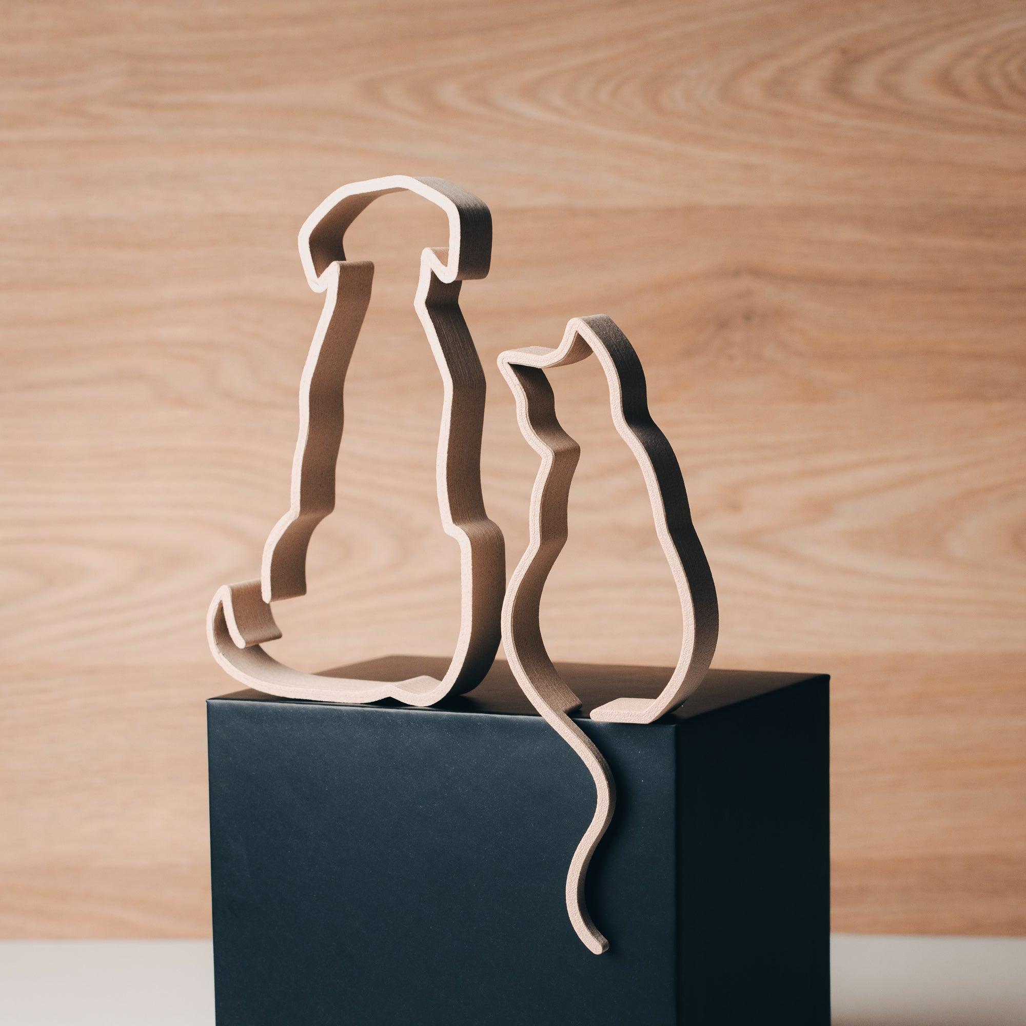 Chien à poser - Décoration pour l'intérieur - Set de 4