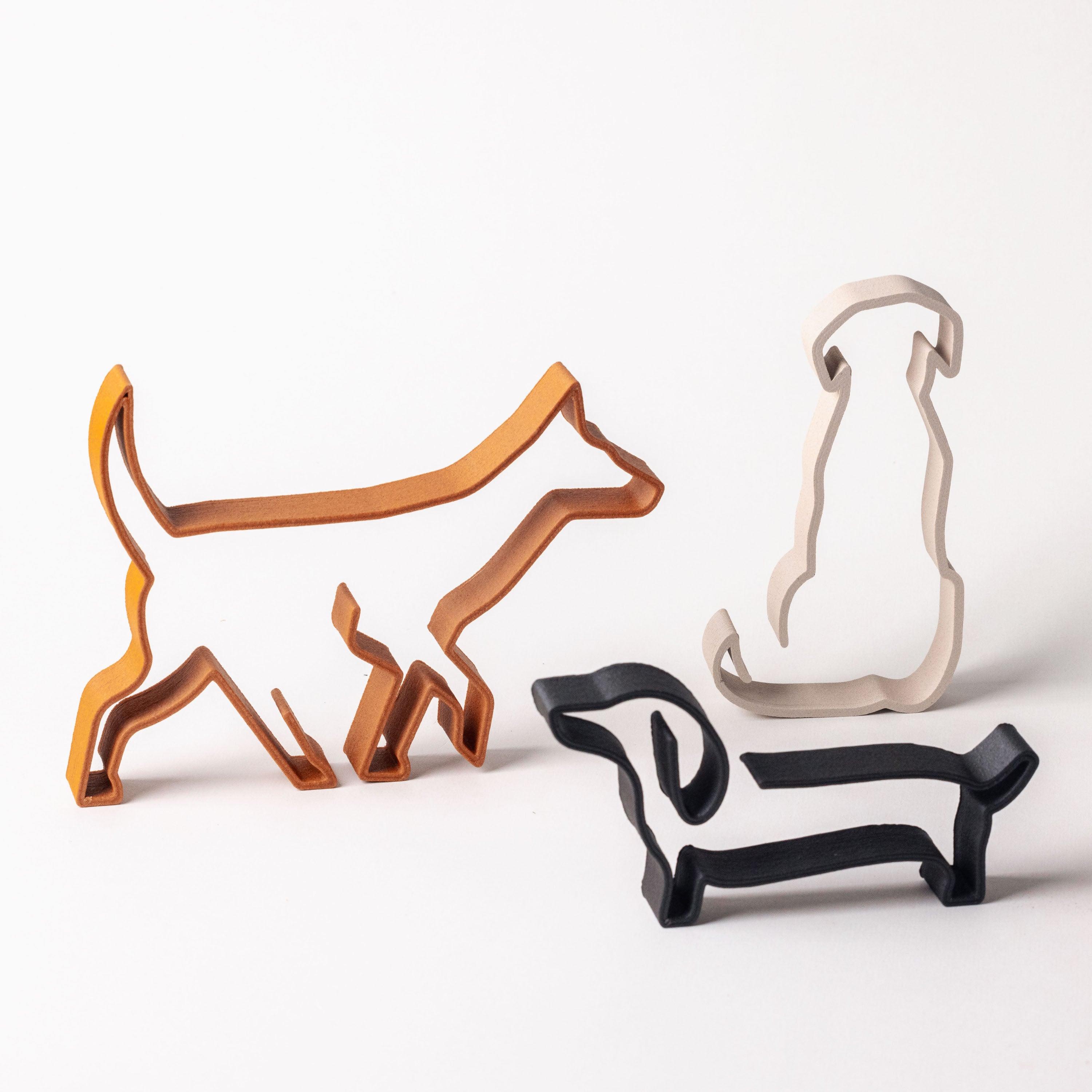 Chien à poser - Décoration pour l'intérieur - Set de 4