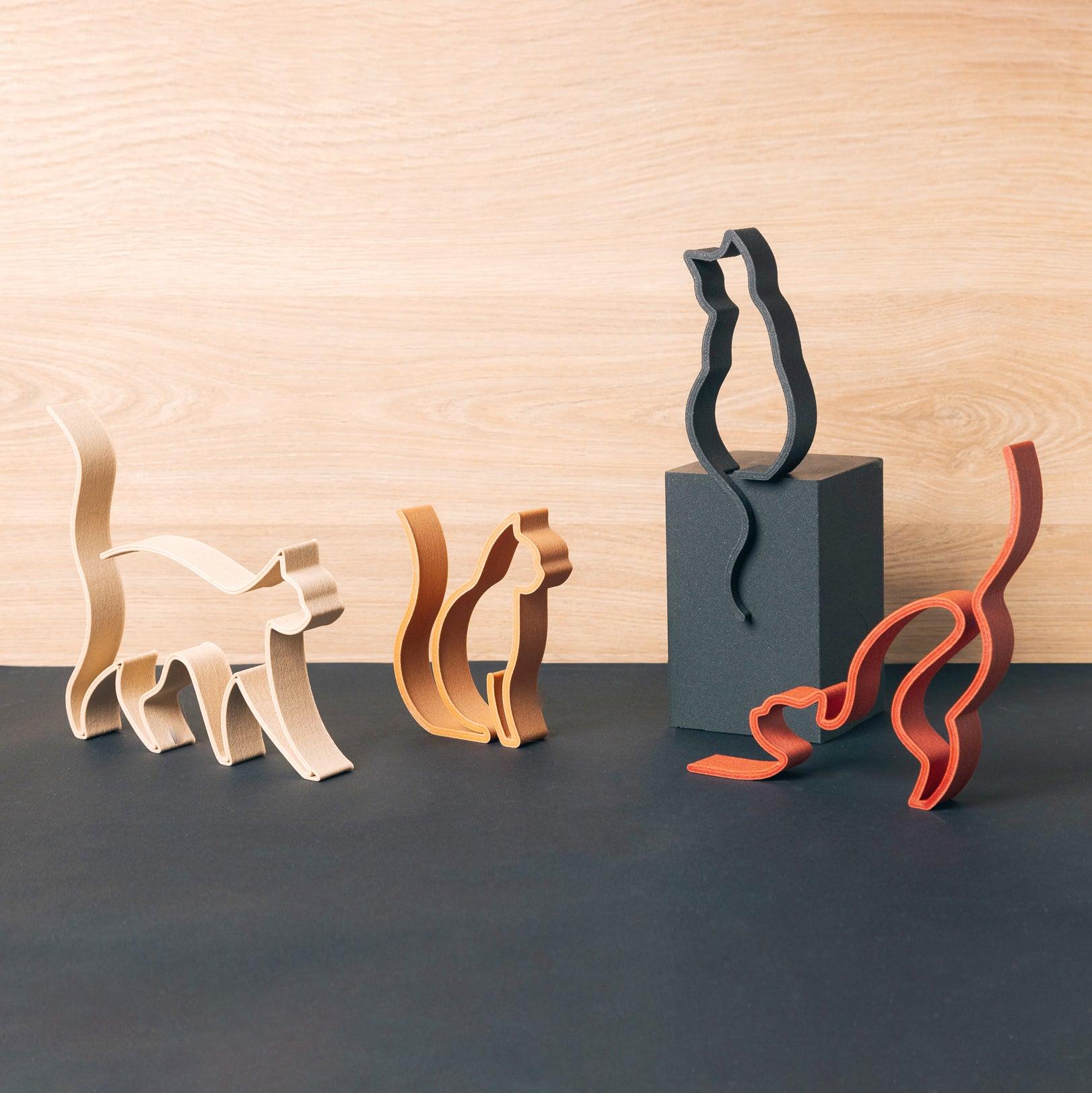 Chats à poser - Décoration pour l'intérieur - Set de 4