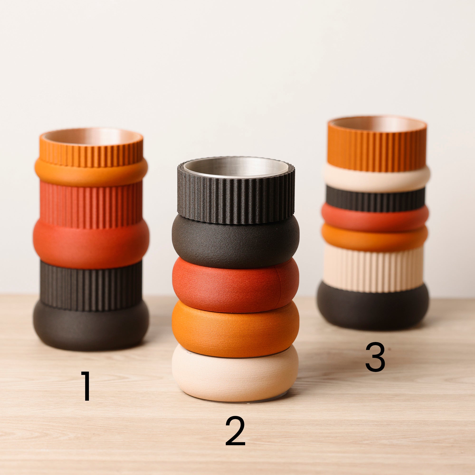 Vase modulable – A base de bois