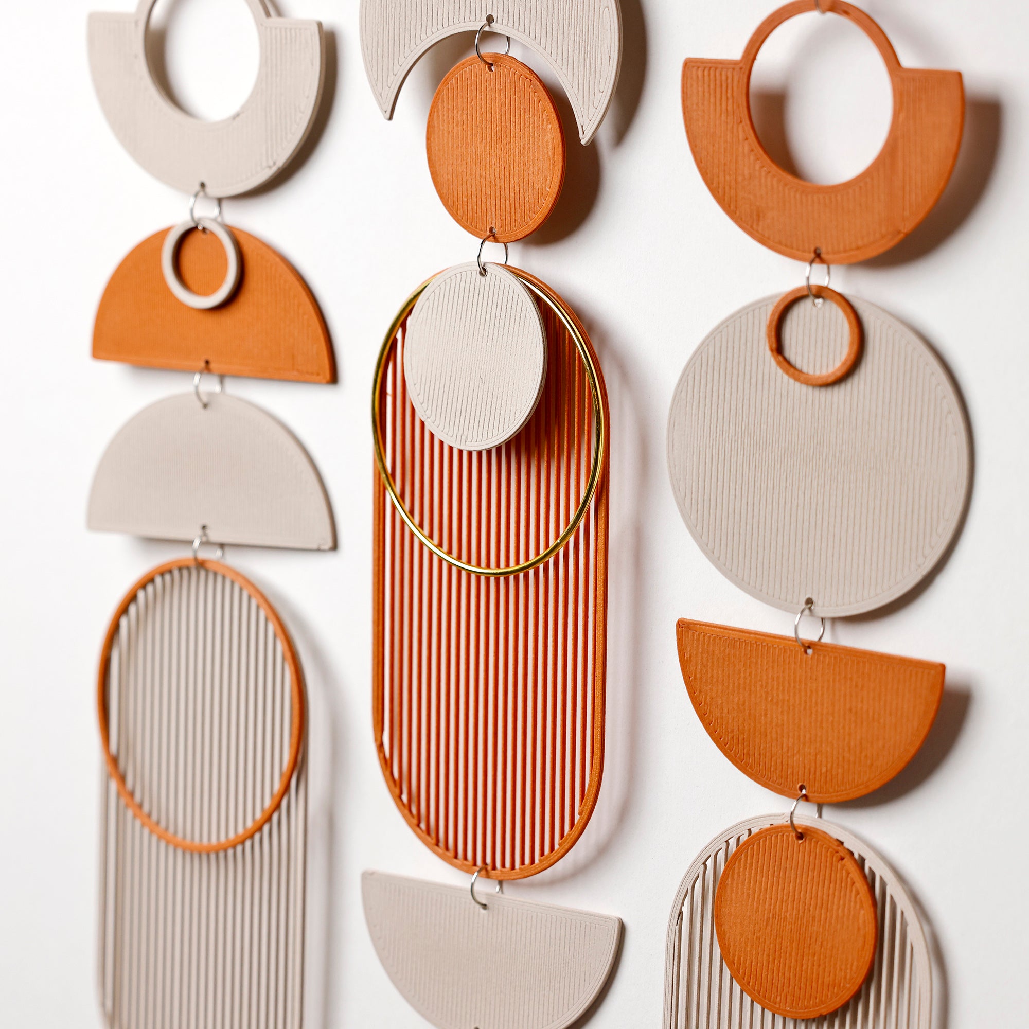 Suspensions Murales XL - Décoration abstraite à accrocher au mur