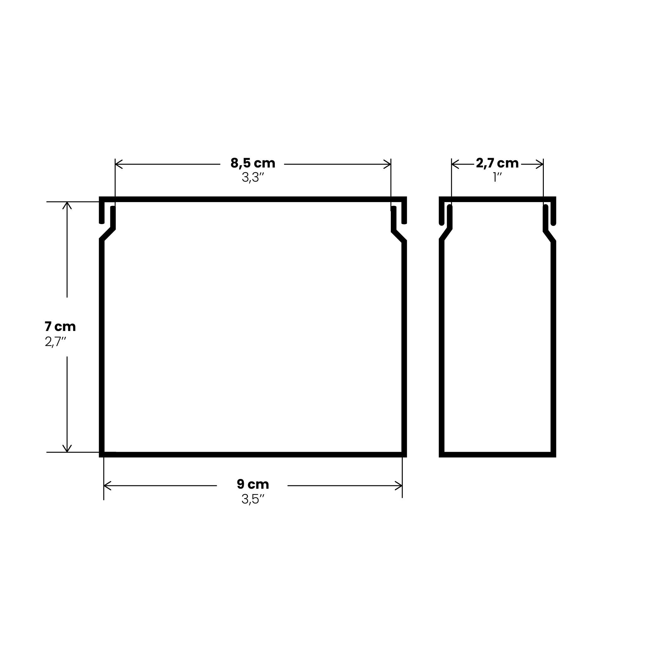 Travel Case - Rectangle - Pastel