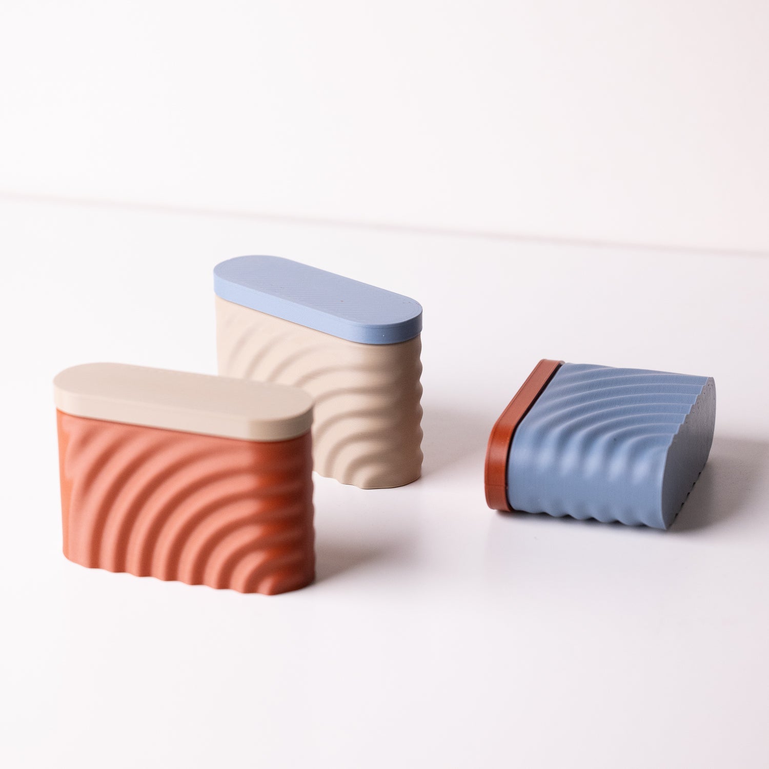 Boite de transport Rectangle - Savon et Petits objets - Couleurs naturelles - Copo Design