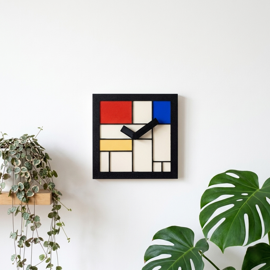 Horloge Mondrian