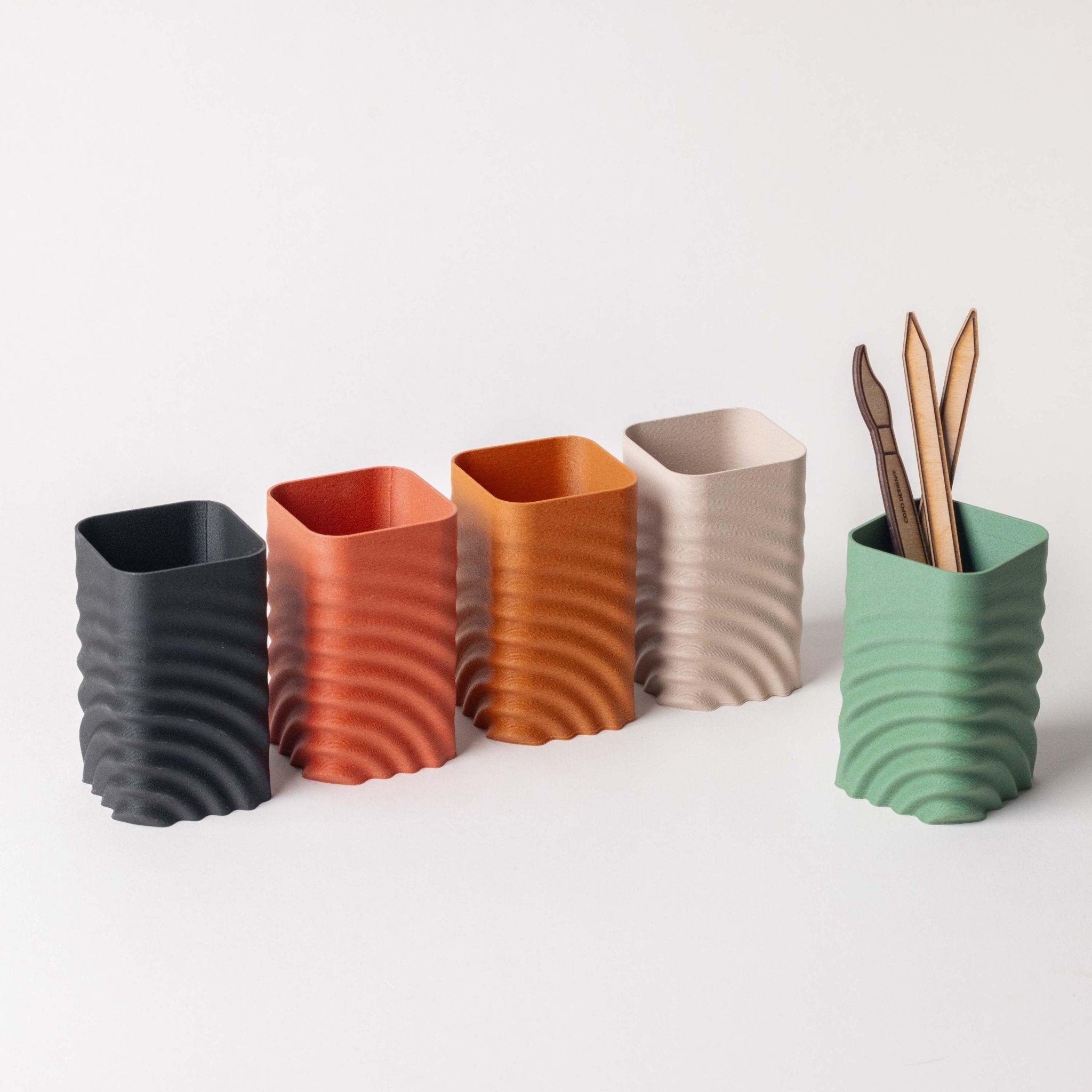 Pot à crayon / pinceau - Wavy - Copo Design