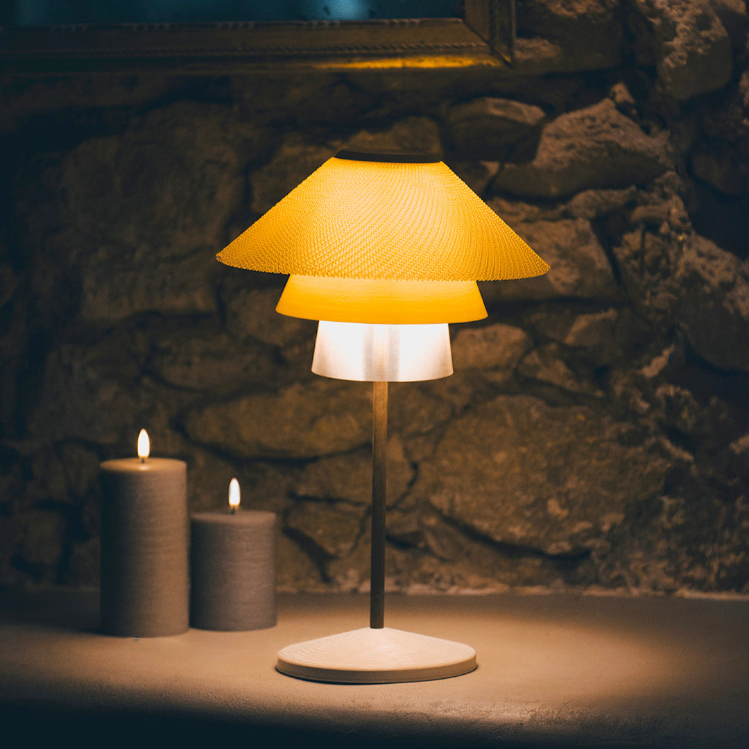 Lümina - La lampe qui mixe les matières
