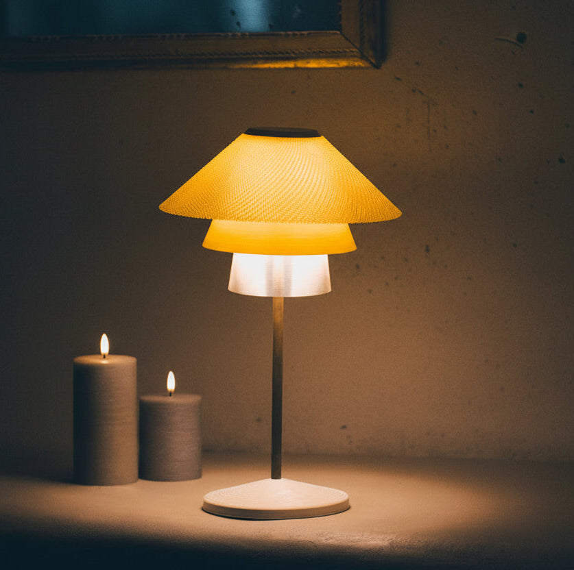 Lümina - The lamp that mixes materials