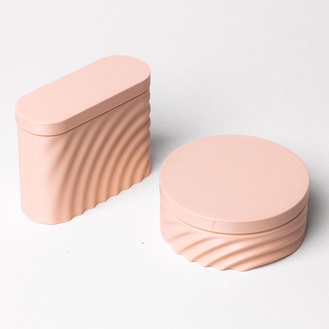 Duo of Transport Boxes for Soap and Small Objects - Pastel