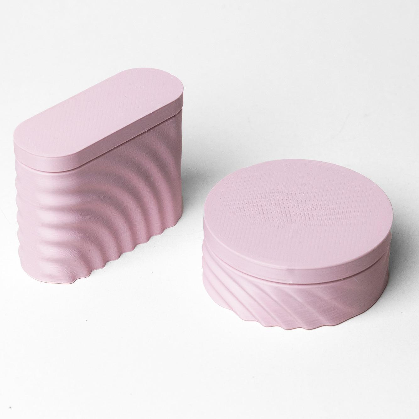 Duo of Transport Boxes for Soap and Small Objects - Pastel