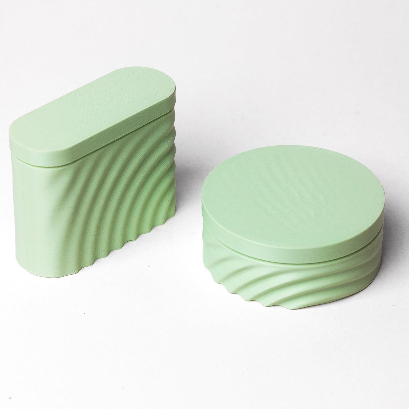 Duo of Transport Boxes for Soap and Small Objects - Pastel