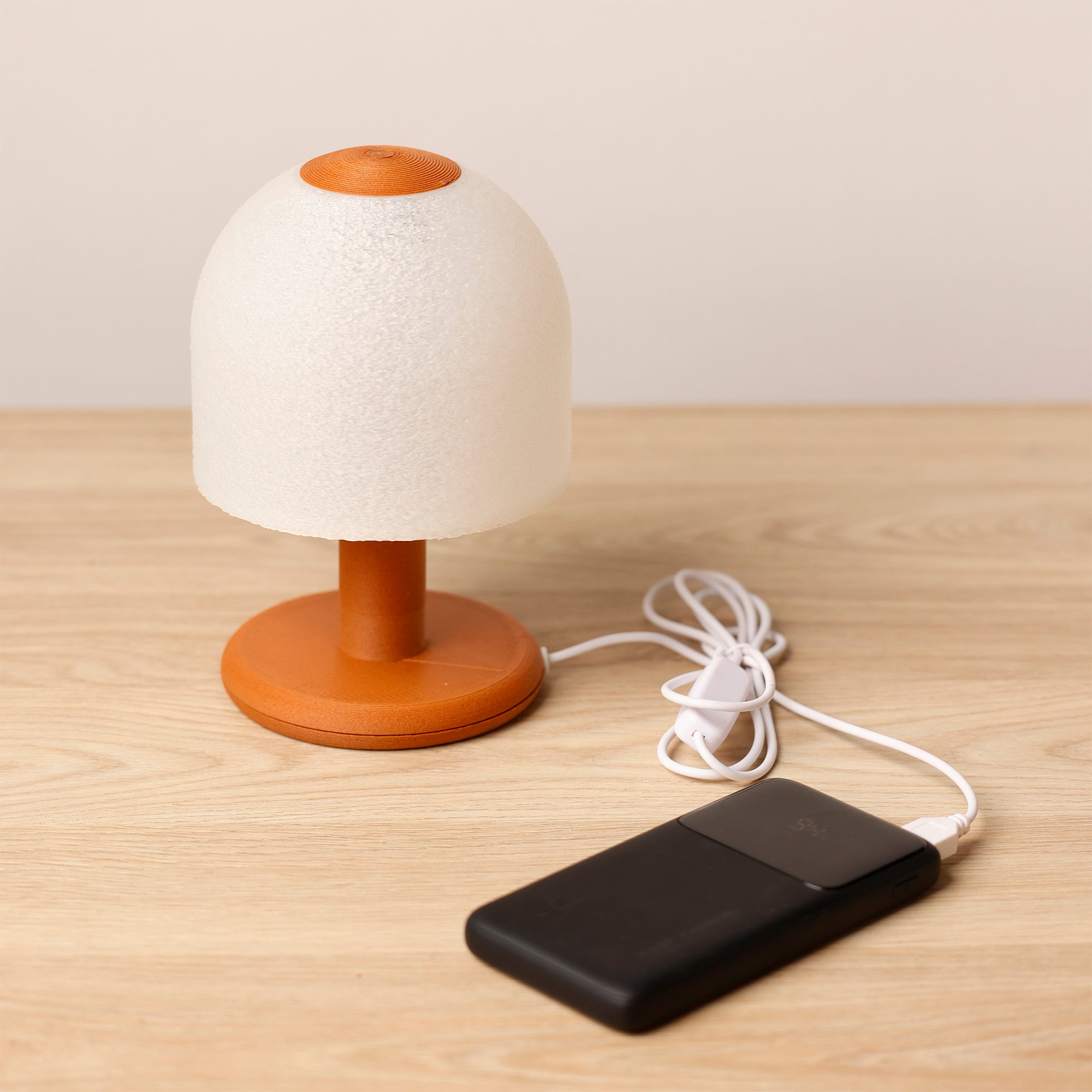 Mini-glow, the eco-responsible USB lamp, 100% plant-based