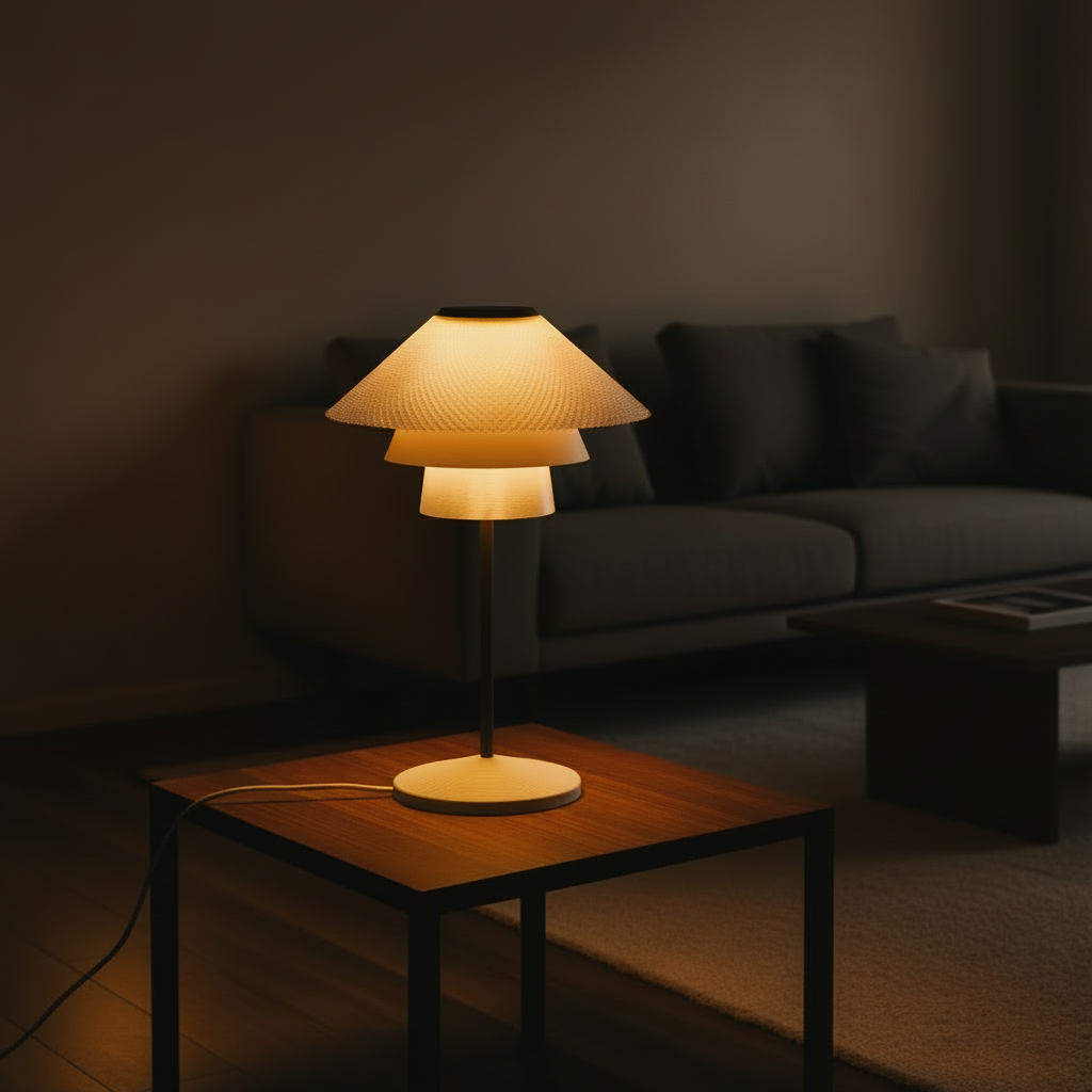 Lümina - The lamp that mixes materials