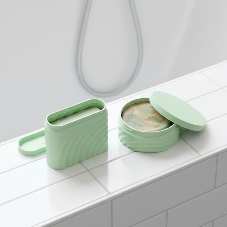 Duo de Boites de transport pour Savon et Petits objets - Pastel