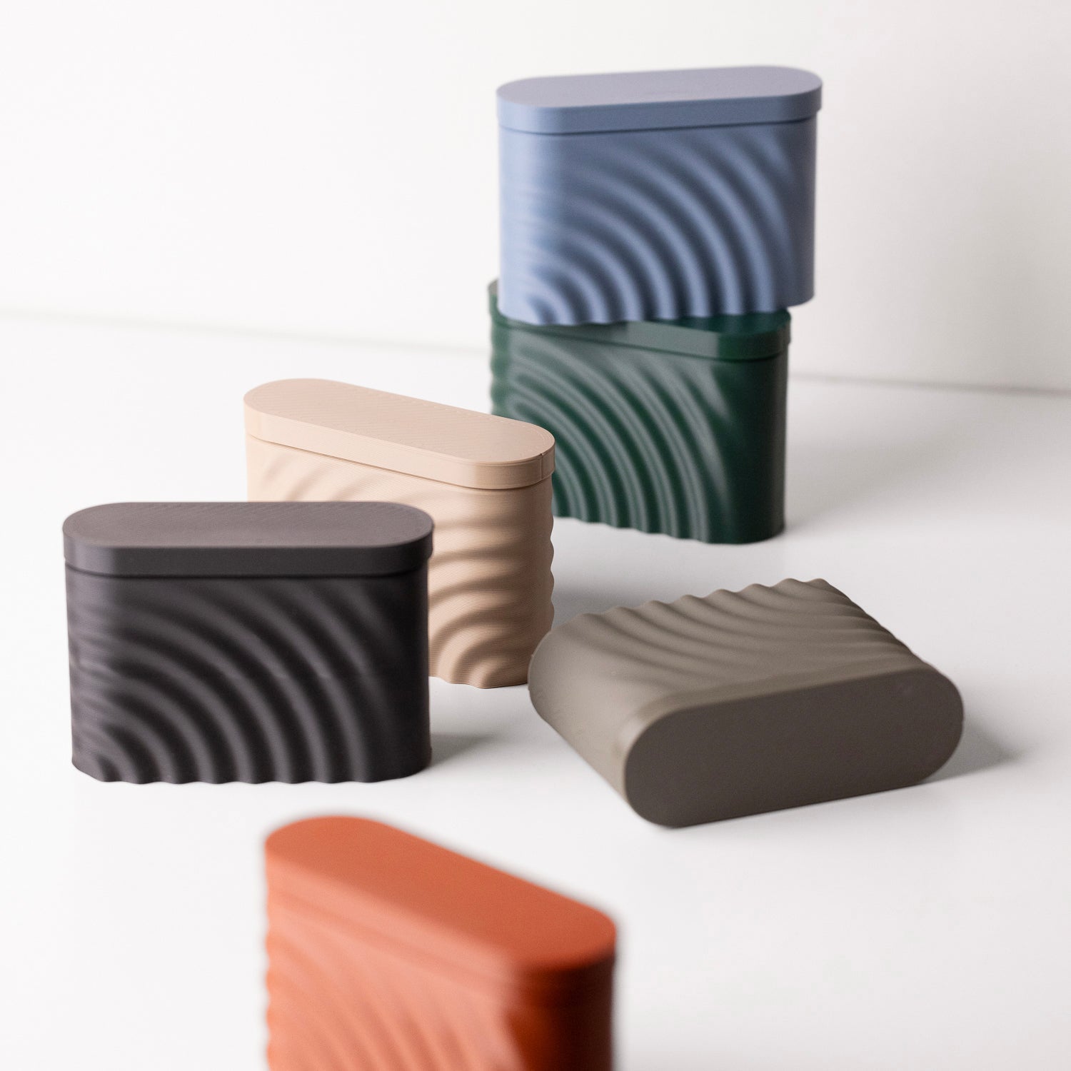 Boite de transport Rectangle - Savon et Petits objets - Couleurs naturelles - Copo Design