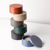 Boite de transport Ronde - Savon et Petits objets - Couleurs naturelles - Copo Design
