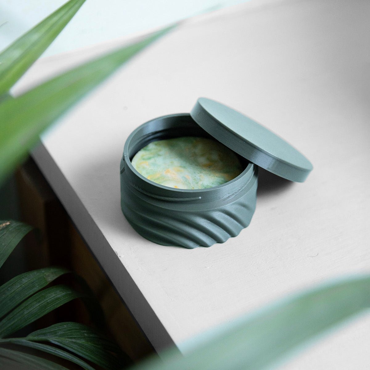 Boite de transport Ronde - Savon et Petits objets - Couleurs naturelles - Copo Design
