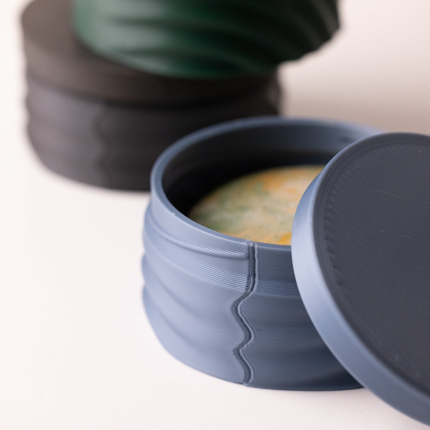 Boite de transport Ronde - Savon et Petits objets - Couleurs naturelles - Copo Design