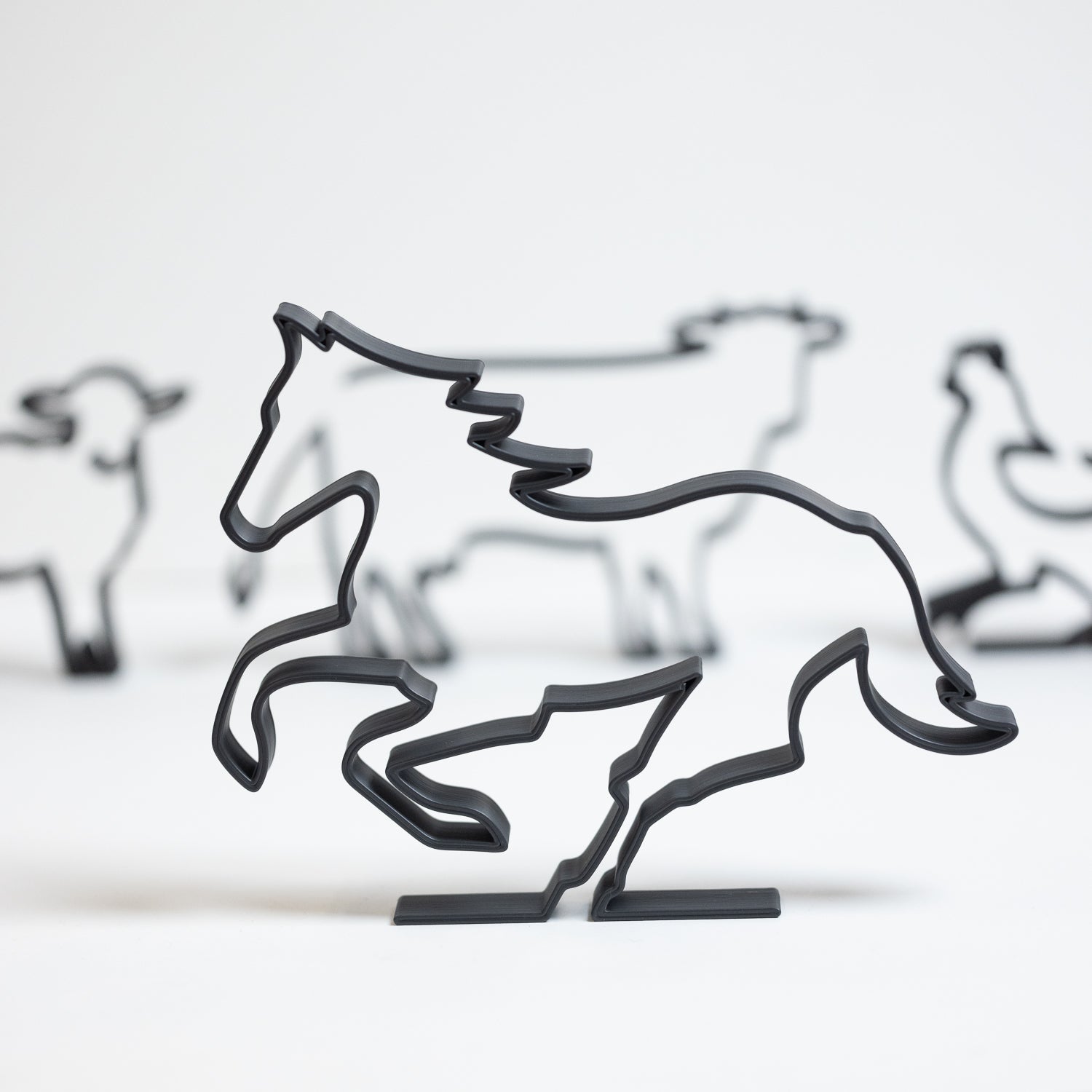 Silhouettes de décoration - Animaux de la ferme - Copo Design