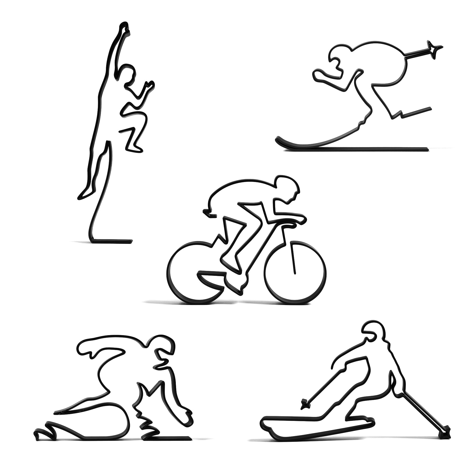 Silhouettes de décoration - Sportif - Copo Design