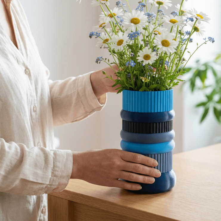 Vase modulable – Coloré et 100% végétal - Copo Design